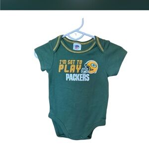 Green Bay Packers 0-3 month onesie